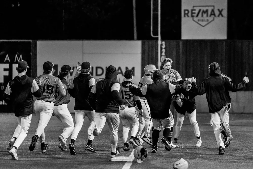 Edmonton Riverhawks Fall World Series Finals action at RE/MAX Field