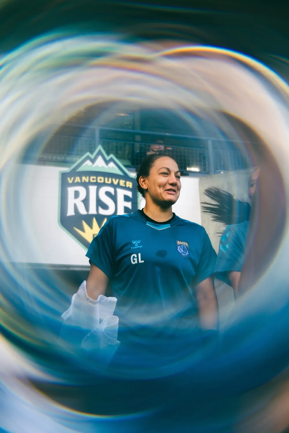 Vancouver Rise FC creative tunnel shot